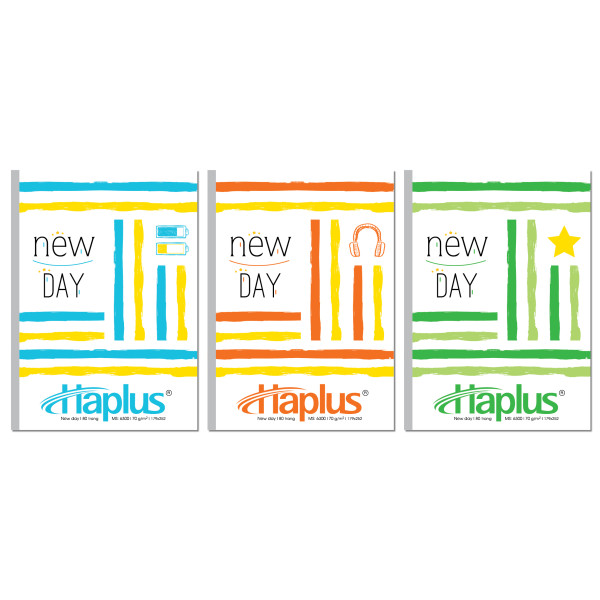 Vở kẻ ngang Haplus - New day 120 trang